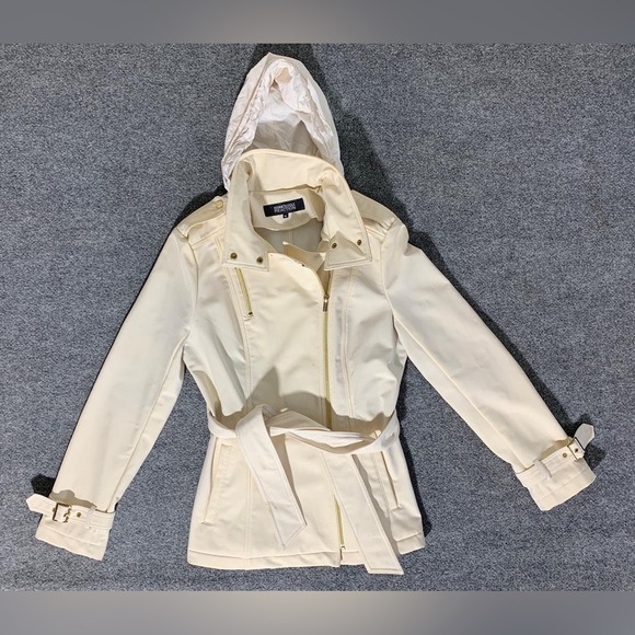 Kenneth Cole Reaction Womens Elegant Jacke crem size M - Picture 3 of 15